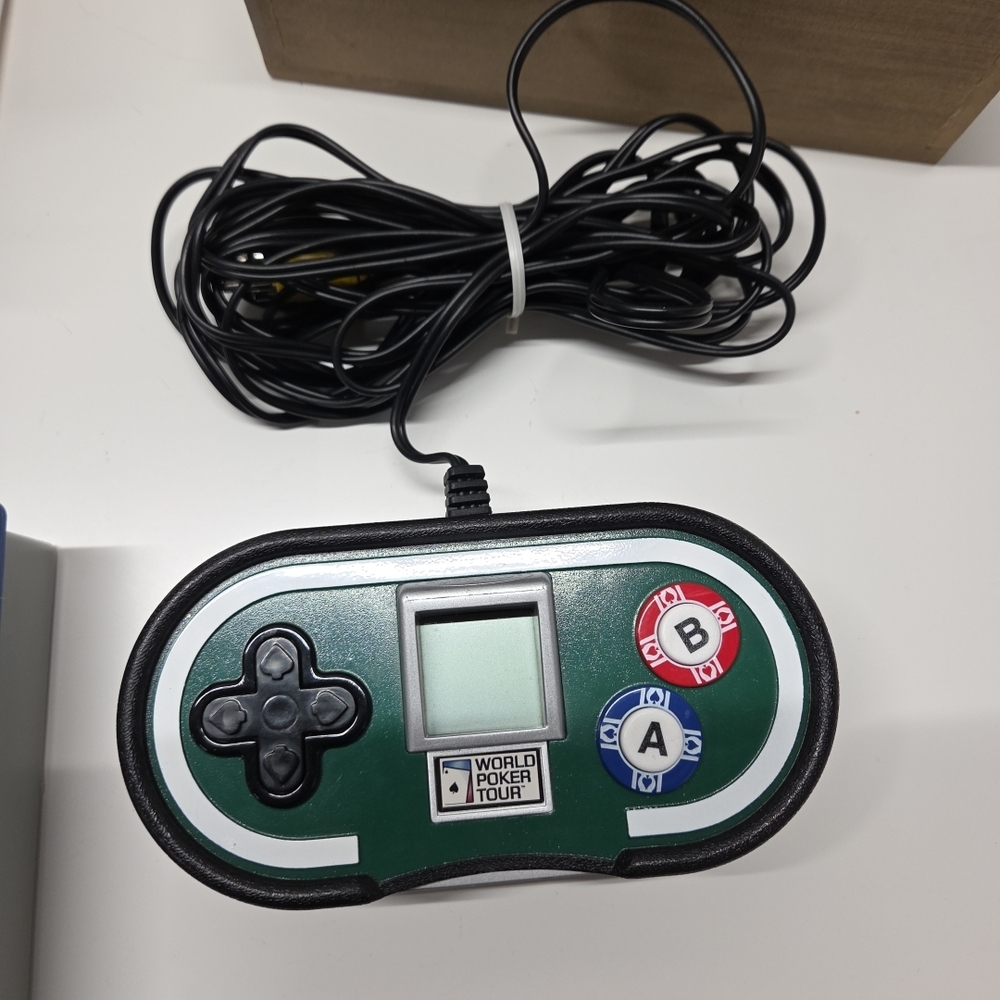 World Poker Tour Handheld Gaming Console - Black and Green